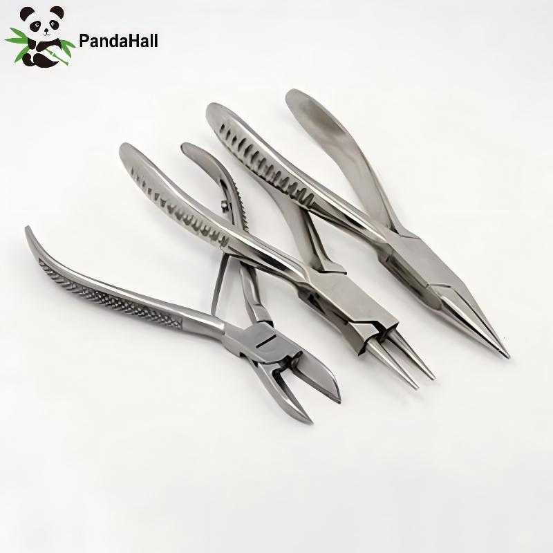 Jewelry Making Needle Nose Pliers - Conjunto de Alicates de Corte Lateral
