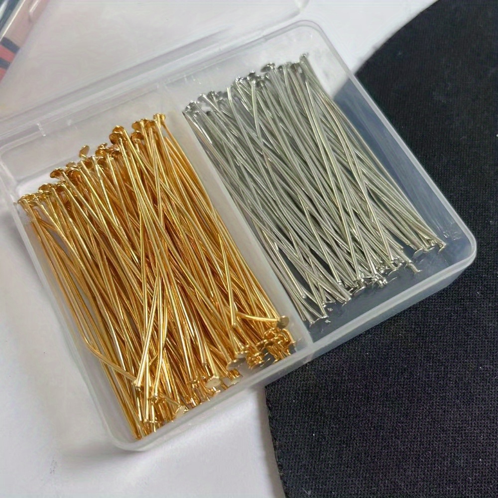 Jewelry Making Box - 200 Agulhas de Cabeça de Ferro