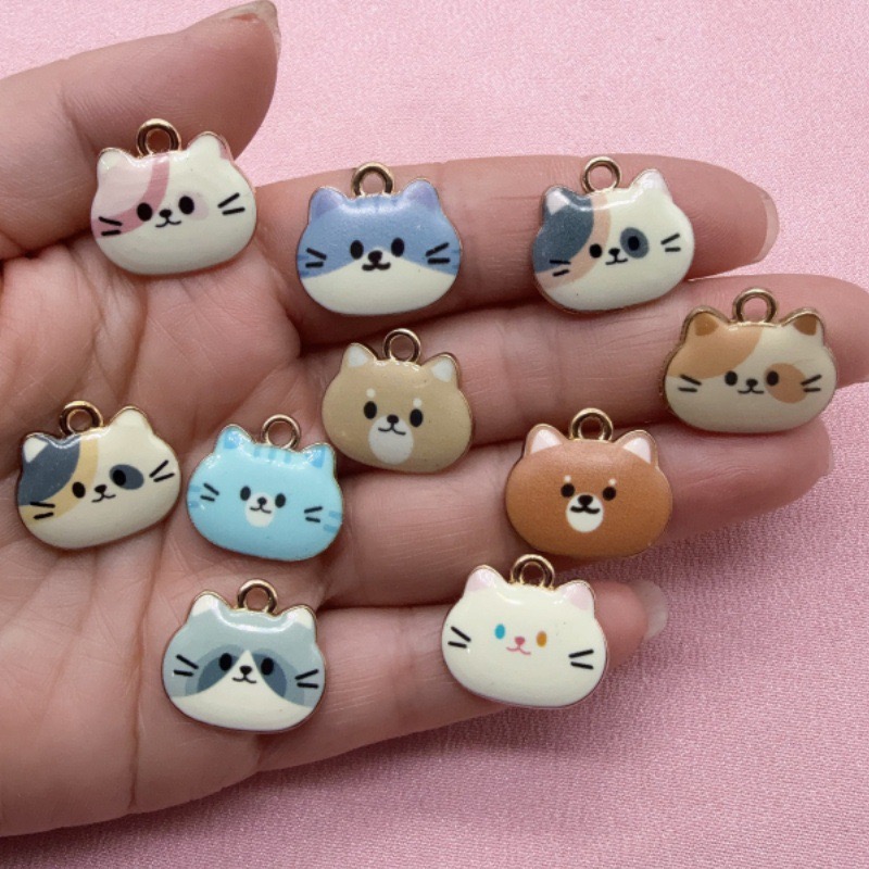 Jewelry Making Earrings - 12 peças de Pingente de Liga