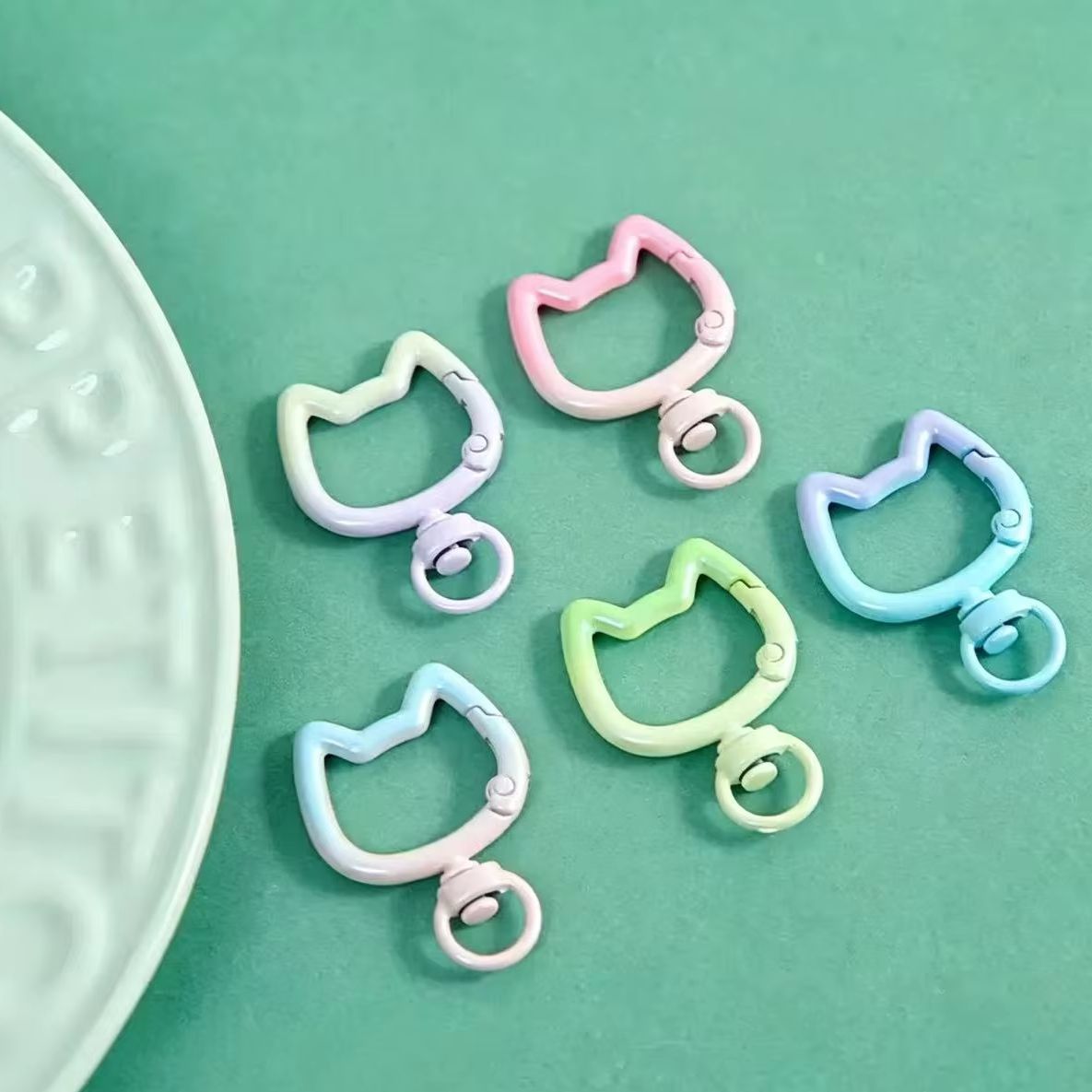 Jewelry Making Kit For Adults - 5-10 Peças Mosquetão Gradiente Gato Fofo