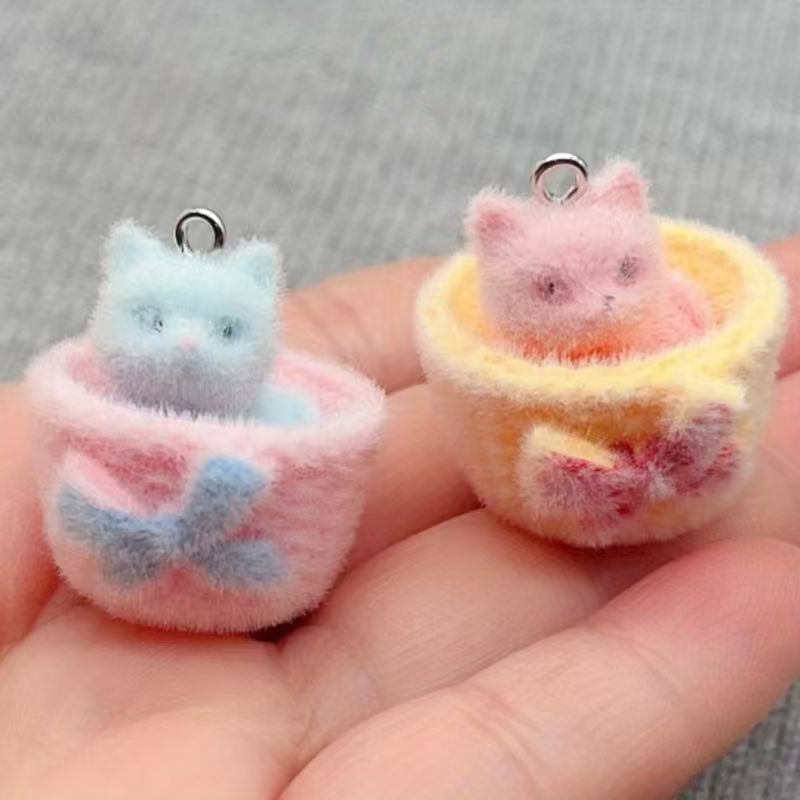 4 peças de pingente de gato em - Jewelry Making Earrings avaliação e preço