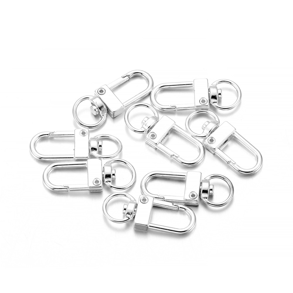 10 peças/pacote Mosquetões Gir - Jewelry Making Ideas avaliação e preço