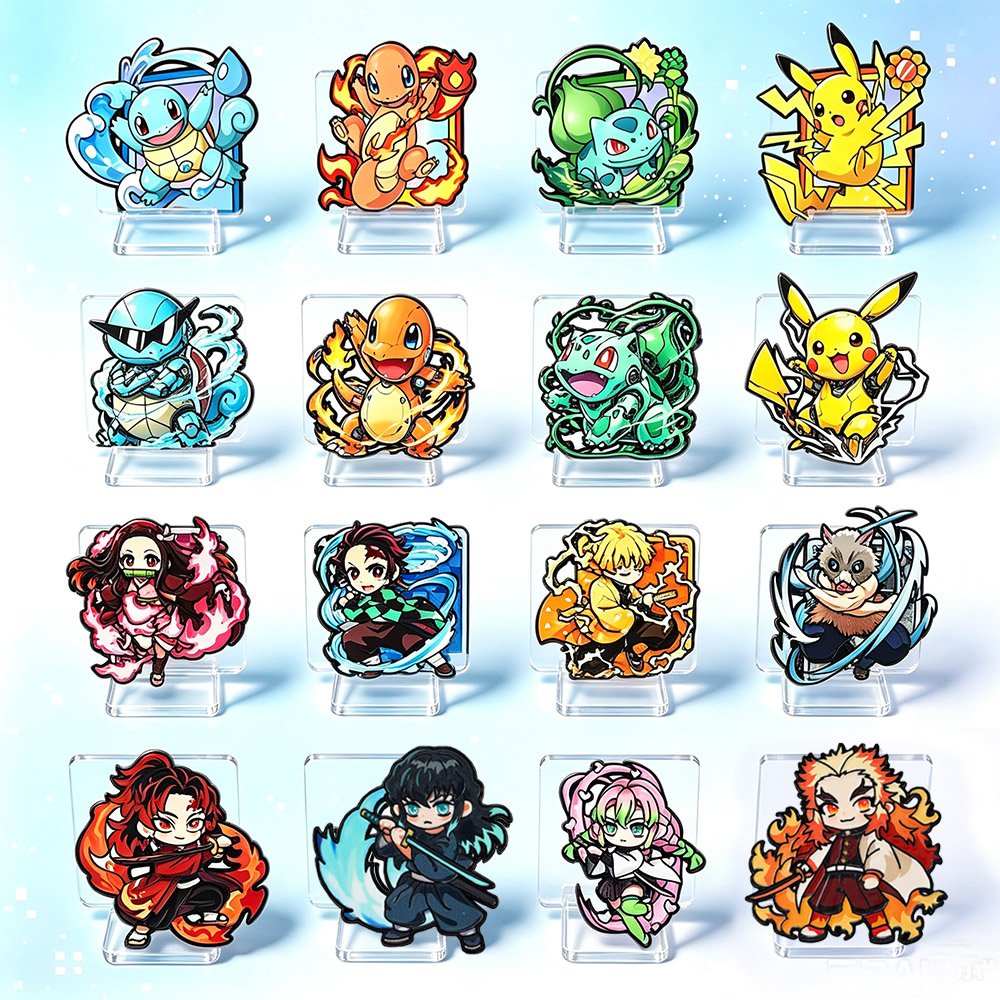 8 Peças Pins de Esmalte Anime  - Jewelry Making Ideas avaliação e preço
