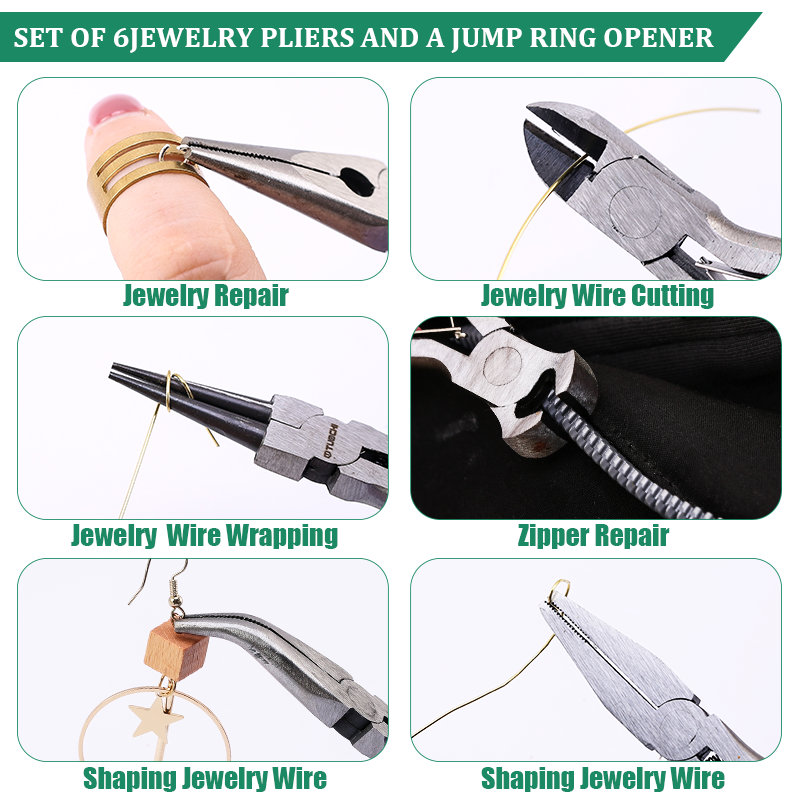 Conjunto de Ferramentas para F - Jewelry Making Needle Nose Pliers avaliação e preço