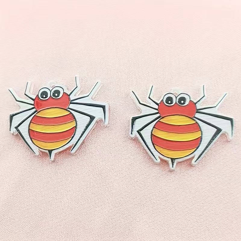 Pingente de aranha de acrílico - Jewelry Making Earrings avaliação e preço