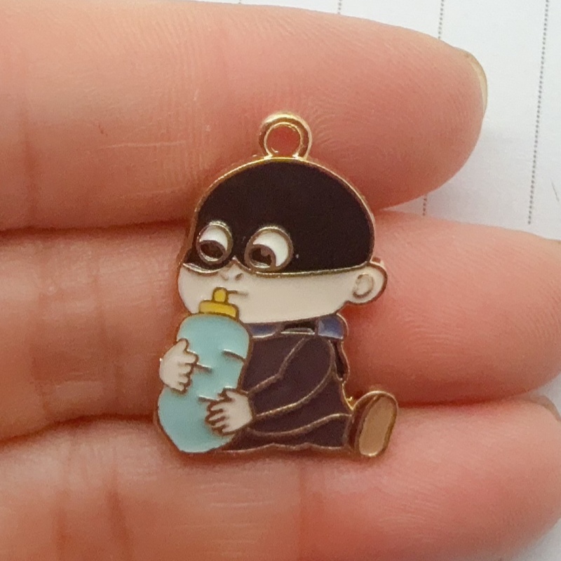 10 peças de pingente de desenh - Jewelry Making Earrings avaliação e preço