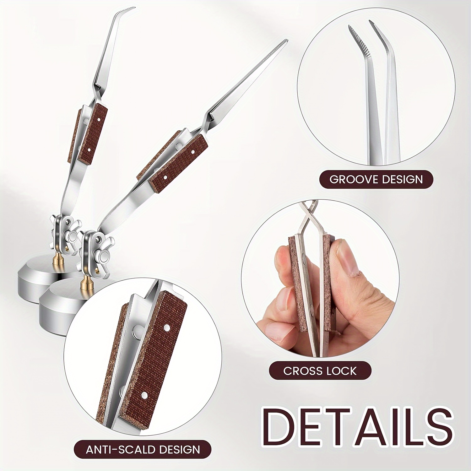Pinça de solda de terceira mão - Jewelry Making Needle Nose Pliers avaliação e preço