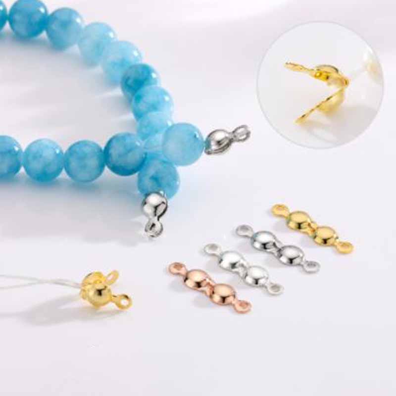 4 peças de Conectores de Crimp - Jewelry Making Kit For Adults avaliação e preço