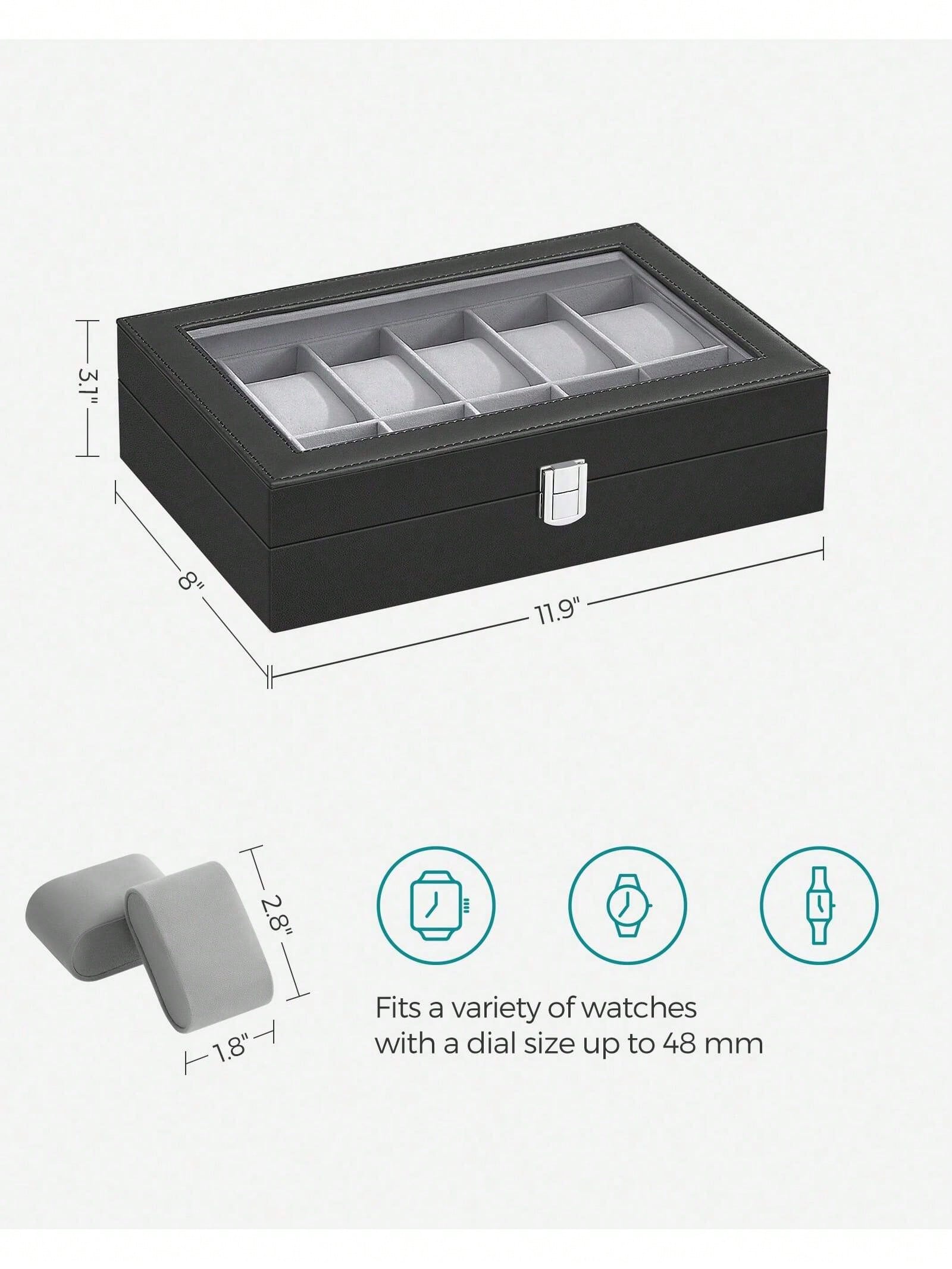 Caixa de Relógios com 12 Compa - Jewelry Making Box avaliação e preço