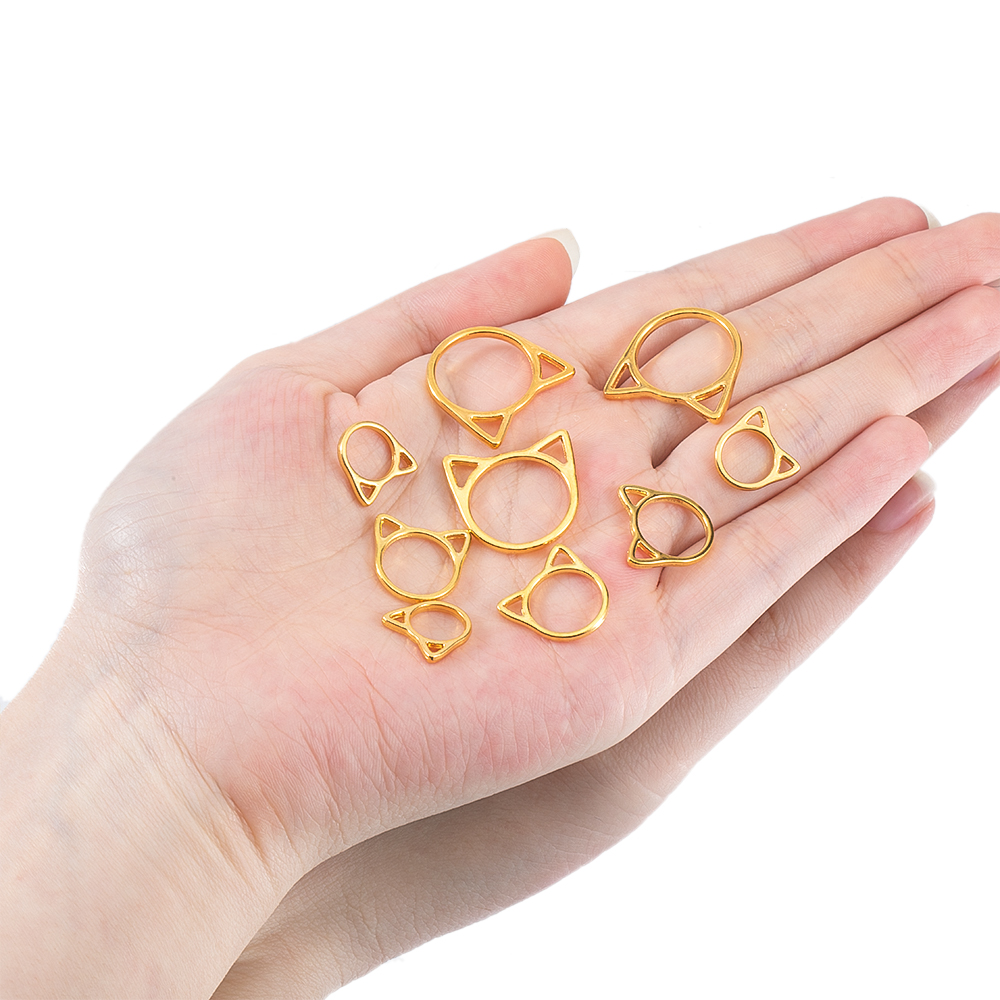 20 pçs forma de cabeça de gato - Jewelry Making Jig avaliação e preço