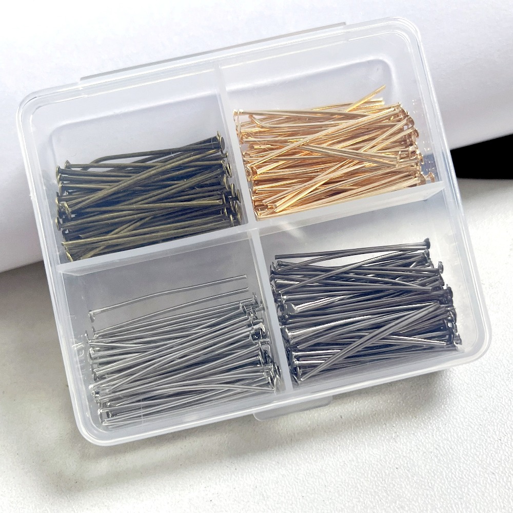 400 peças de Alfinetes de Cabe - Jewelry Making Box avaliação e preço