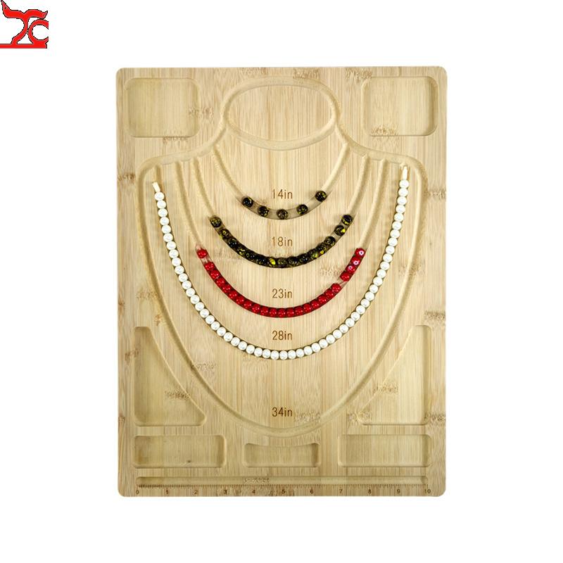 Handmade Bambu Colar Bandeja D - Jewelry Making Table avaliação e preço