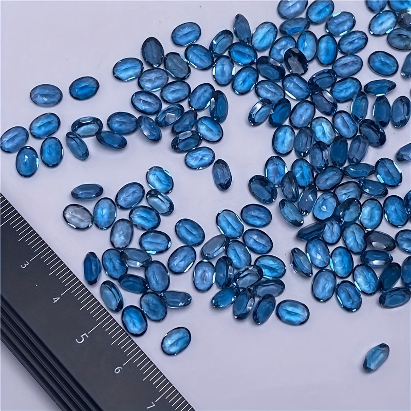 1pc natural Londres azul topáz - Jewelry Making In London avaliação e preço