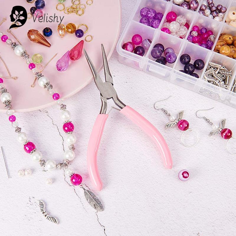 1pc mini alicate diagonal redo - Jewelry Making Needle Nose Pliers avaliação e preço