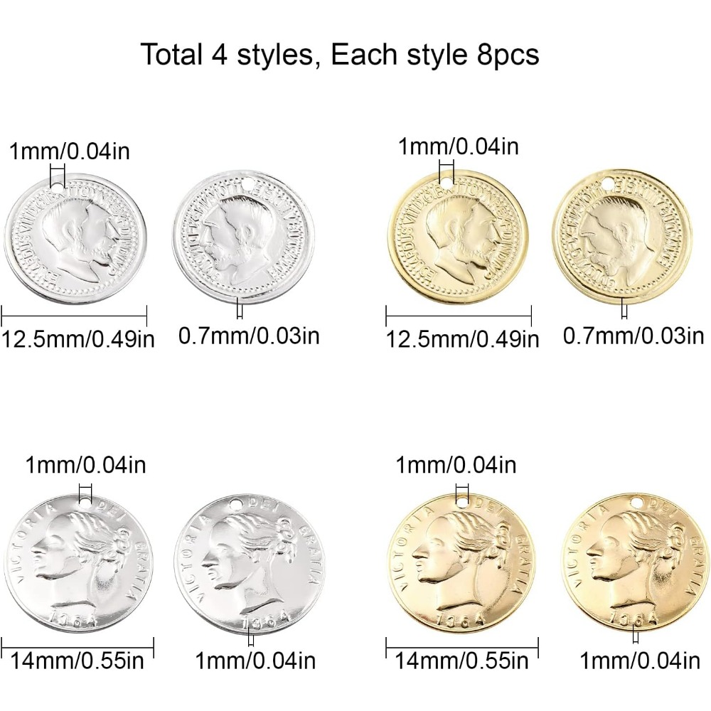 32 peças 2 estilos amuletos de - Jewelry Making Victoria avaliação e preço