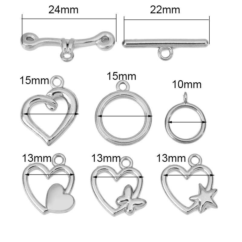 5 conjuntos de fechos OT de aç - Jewelry Making Kit For Adults avaliação e preço
