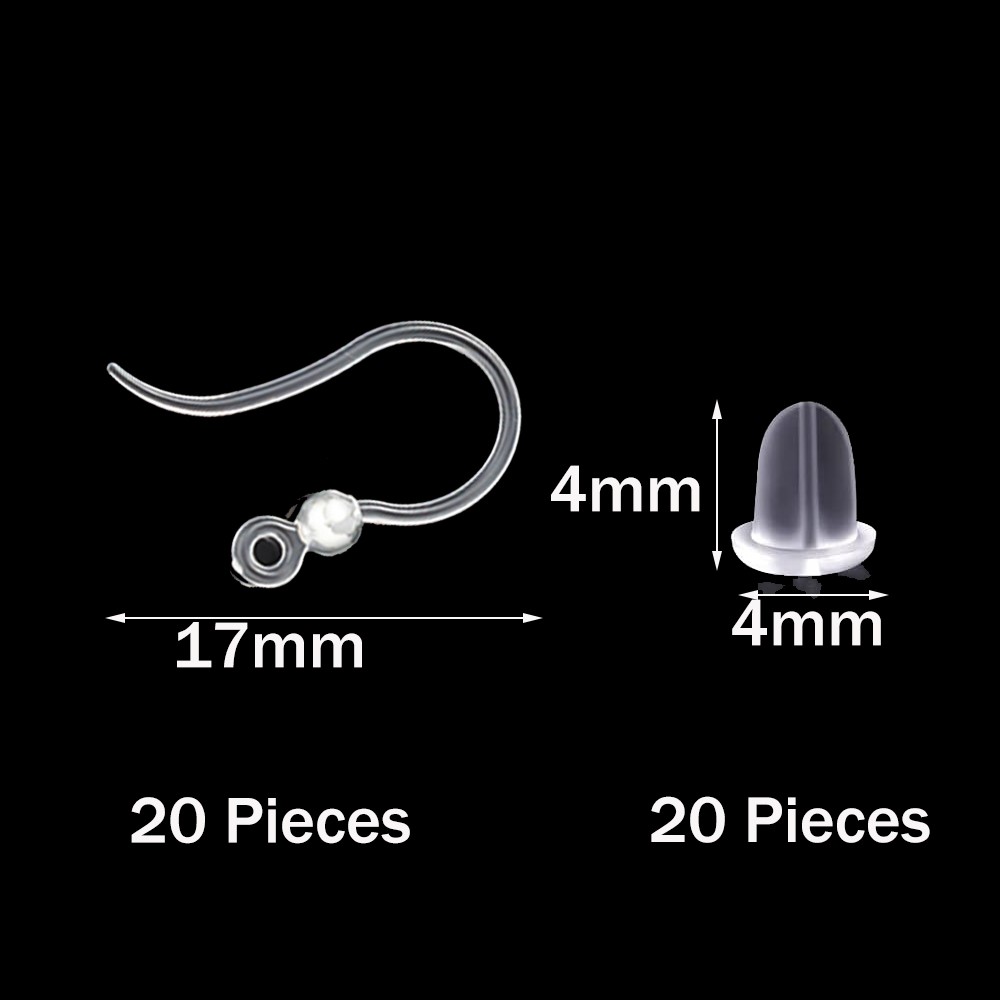 Ganchos de brinco de plástico  - Jewelry Making Kit For Adults avaliação e preço