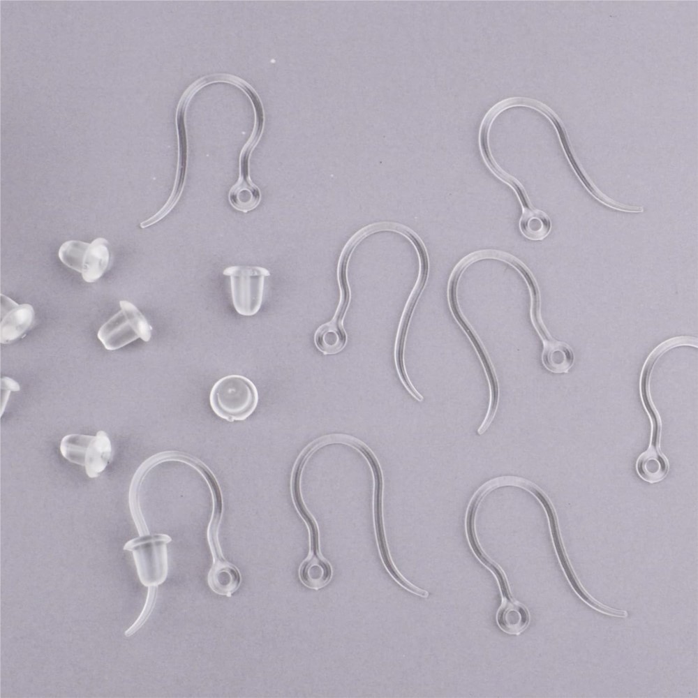 Ganchos de brinco de plástico  - Jewelry Making Kit For Adults avaliação e preço