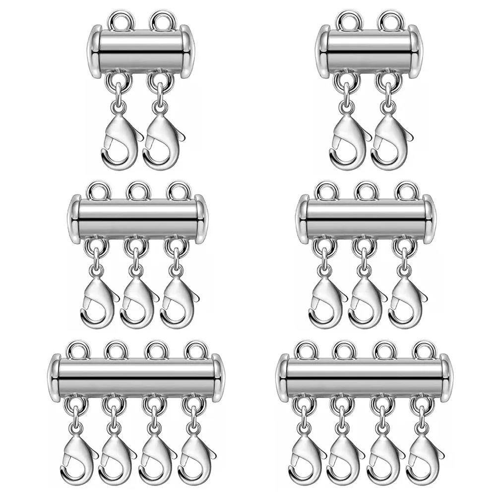 2 pçs multi fio colar camada l - Jewelry Making Kit For Adults avaliação e preço