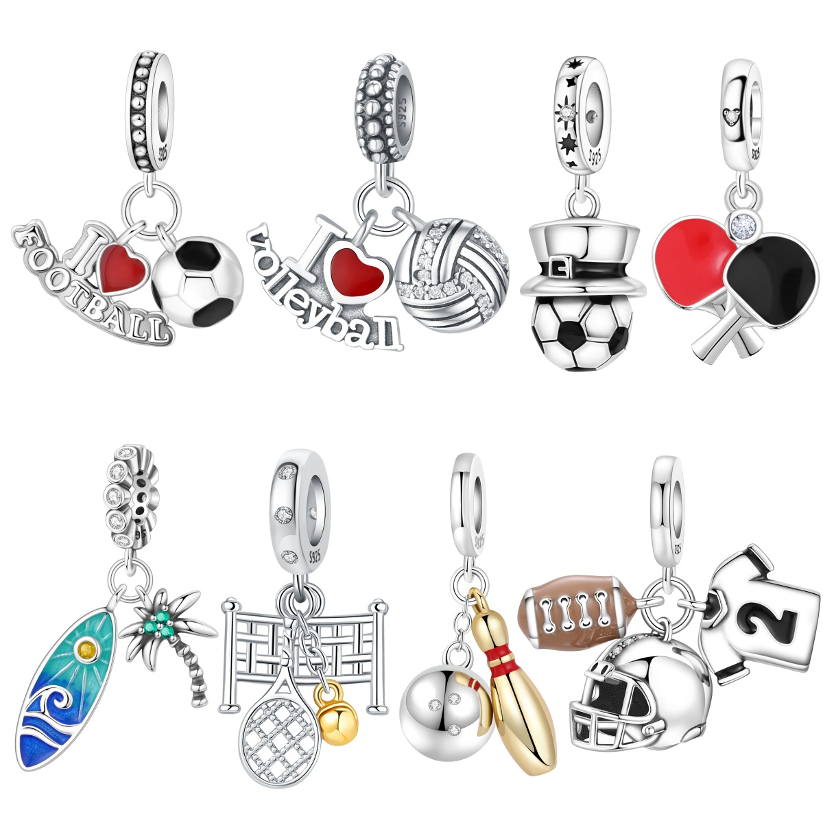Pingente de Prata Esterlina S9 - Jewelry Making Table avaliação e preço