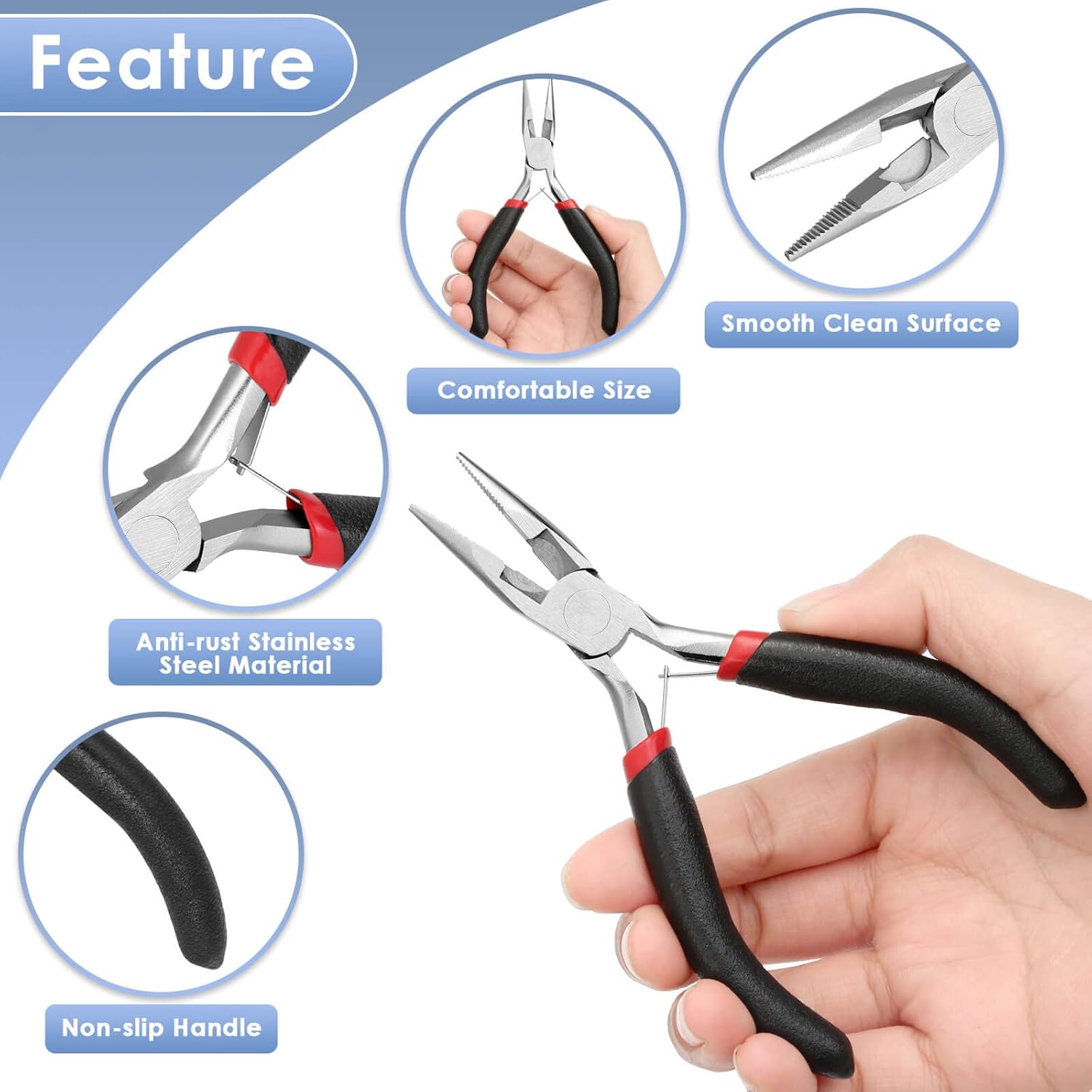 Alicate de bico fino para fabr - Jewelry Making Needle Nose Pliers avaliação e preço