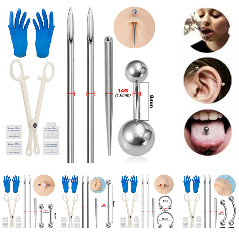 Kit de piercing corporal de aç - Jewelry Making Needle Nose Pliers avaliação e preço