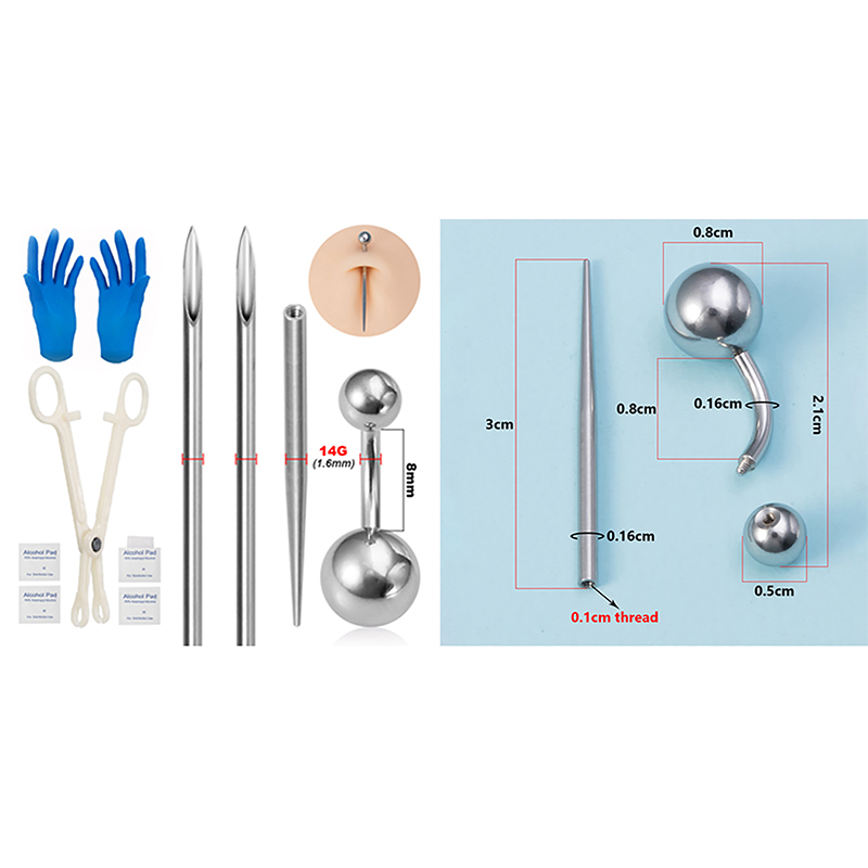 Kit de piercing corporal de aç - Jewelry Making Needle Nose Pliers avaliação e preço