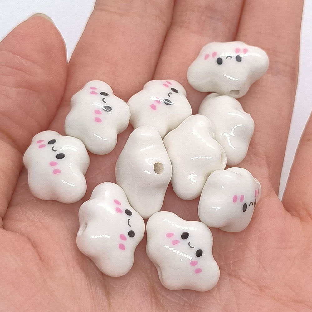 10 peças de Contas de Cerâmica - Jewelry Making For Birthday Party avaliação e preço